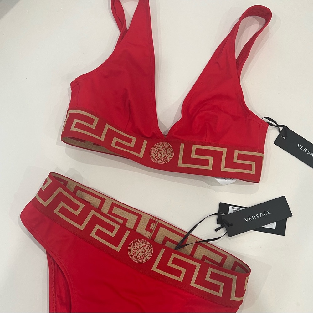 SOLD ❌❌❌Brand new with Tags.  Versace Greca swimsuit